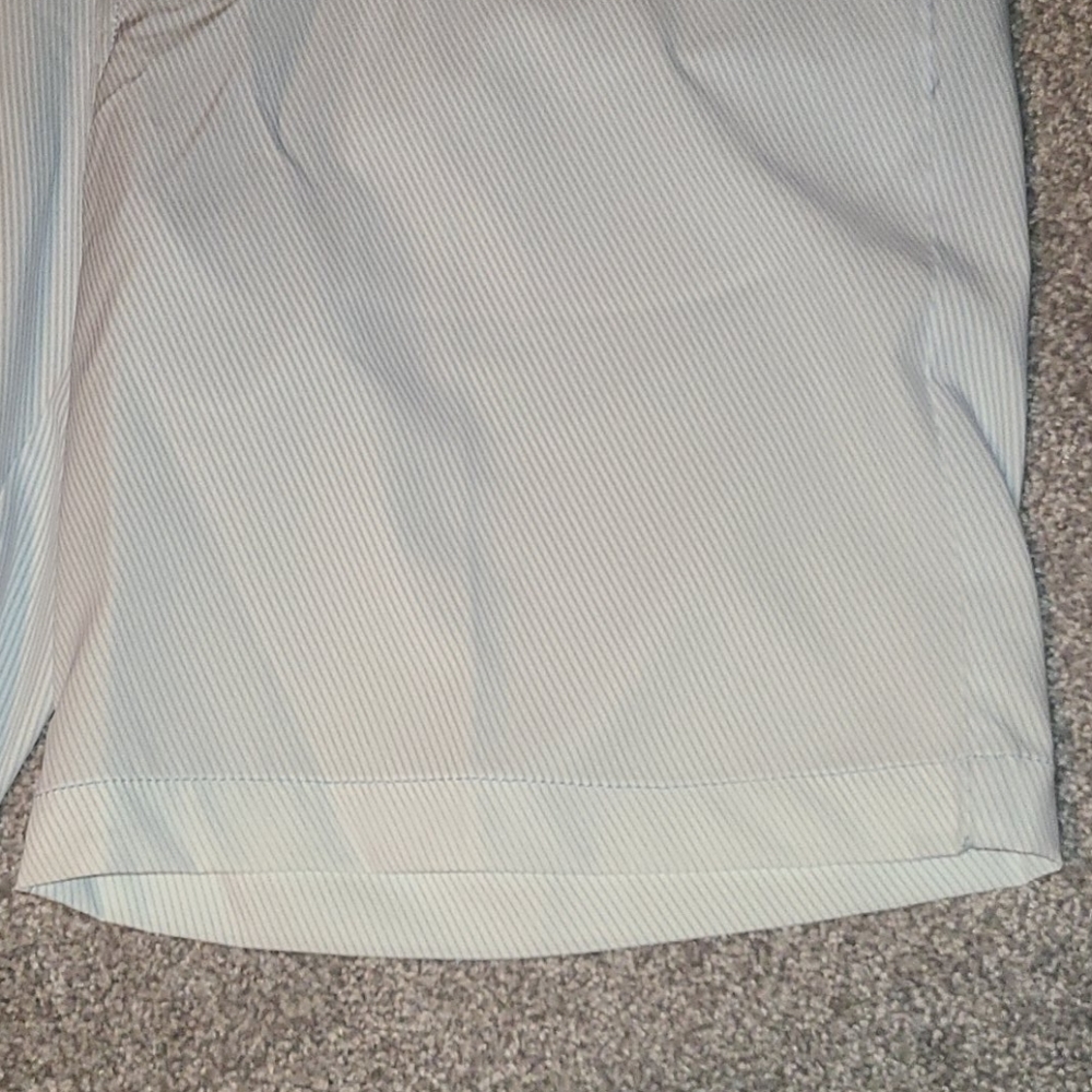 Greg Norman striped pale spring blue shorts - Picture 3 of 12